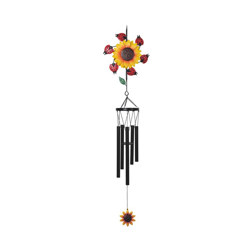 Sunflower Yellow Pinwheel Chime