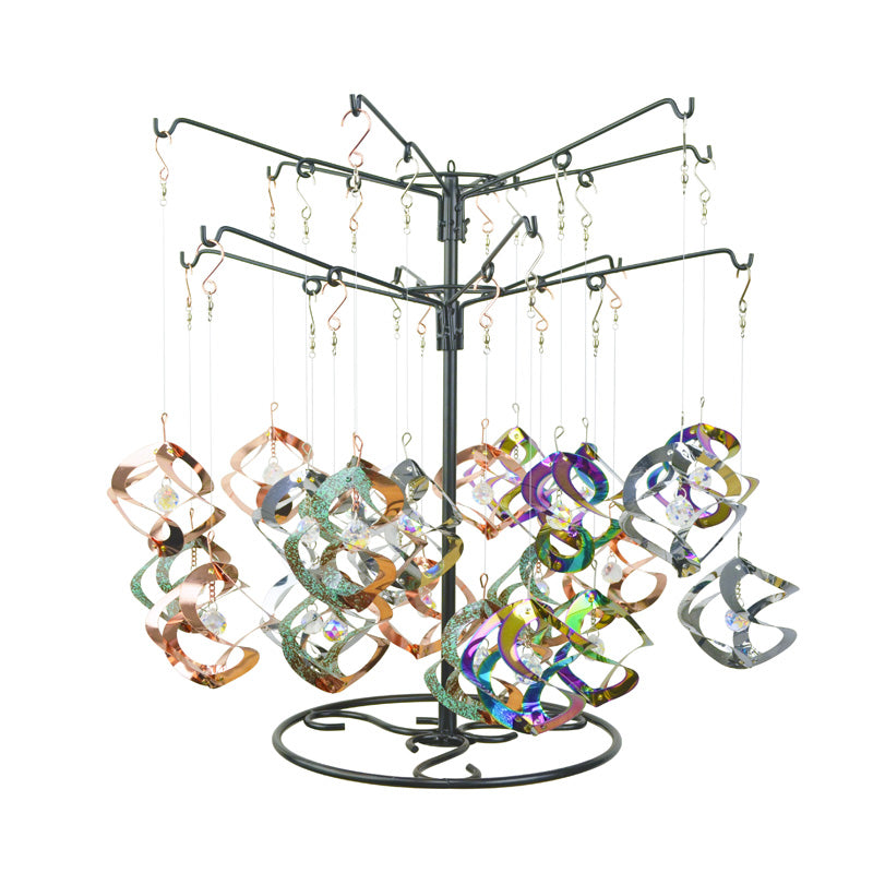 4" Cosmic Multicolor Blue, Green, Copper, silver w/ glass / crystal accents