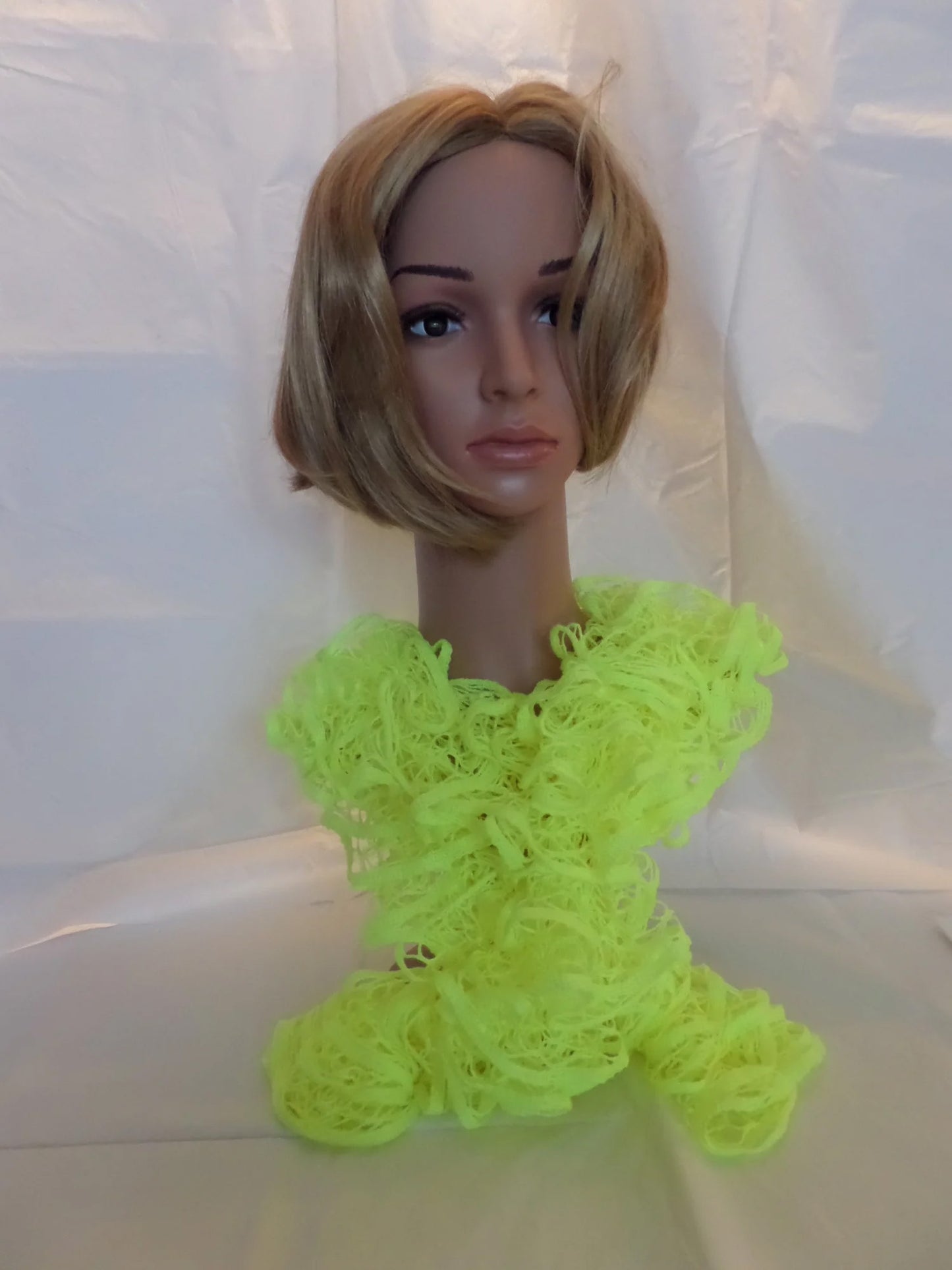 Neon Yellow Scarf