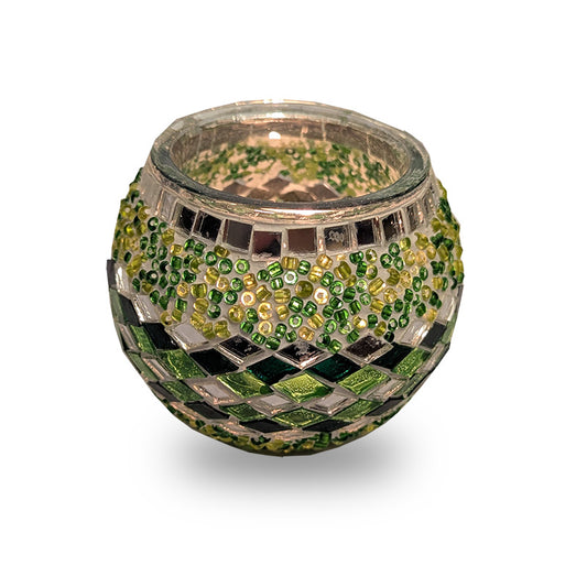 Green Candle Holder