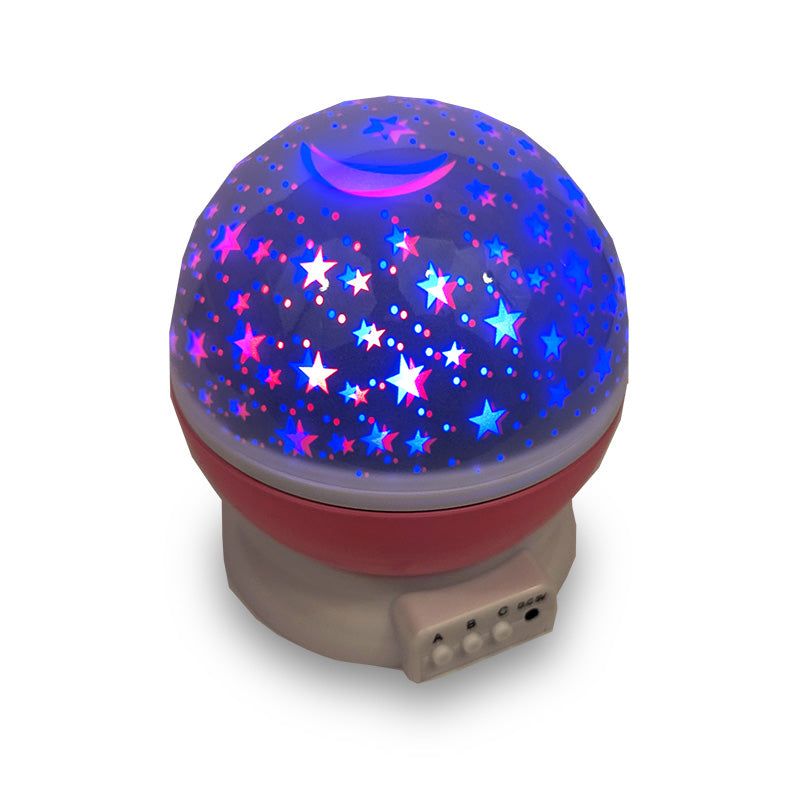 Rotating Star Projection Lamp Pink