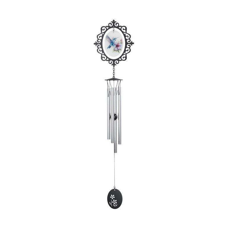 Hummingbird Glass Wind Chime