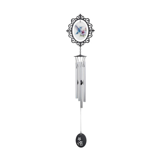 Hummingbird Glass Wind Chime