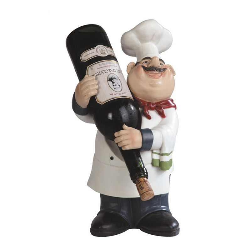 Chef Standing Wine Holder
