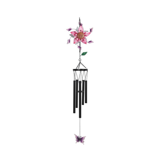 Butterfly Pink Pinwheel Chime