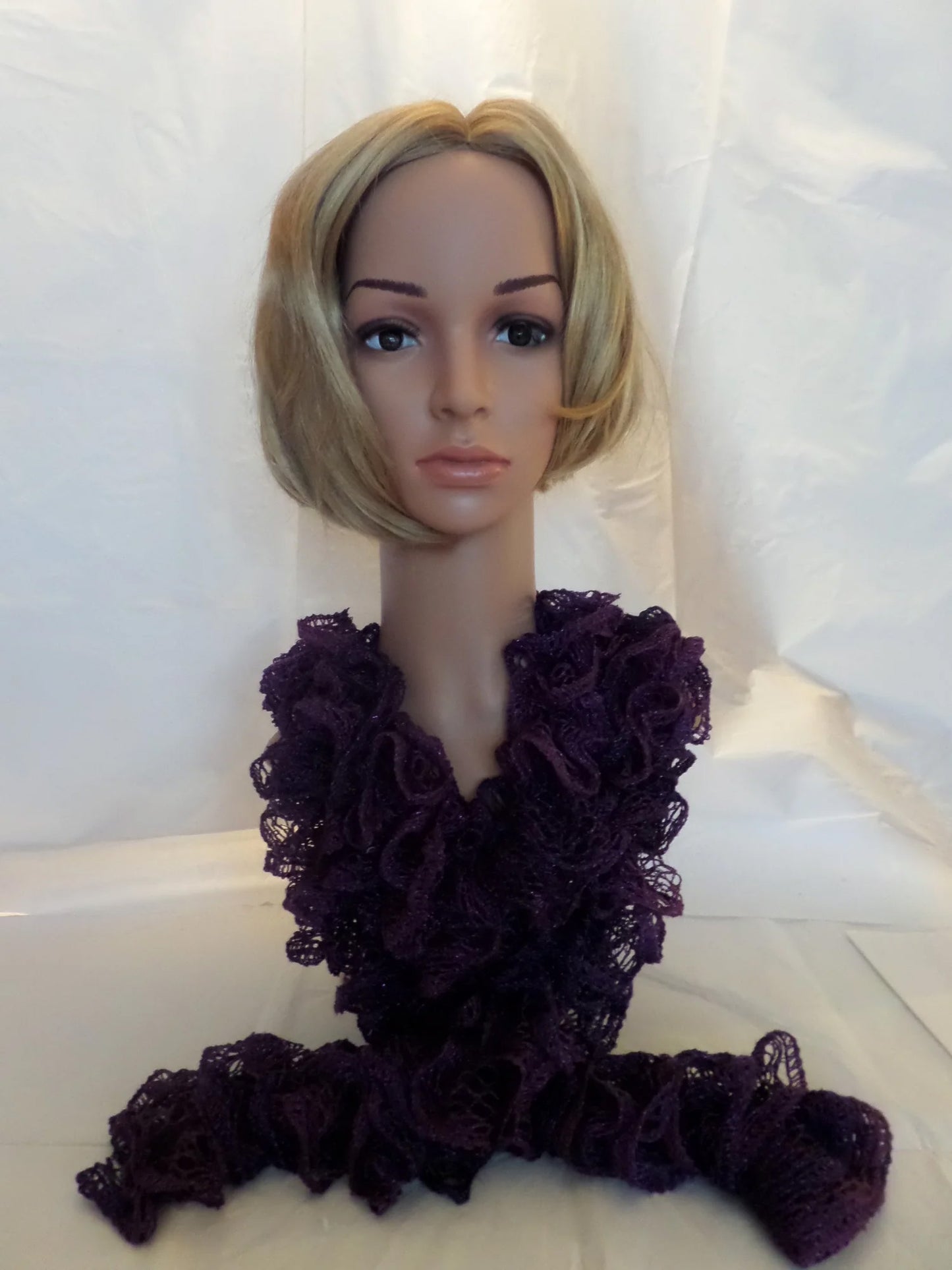 Metallic Purple Scarf